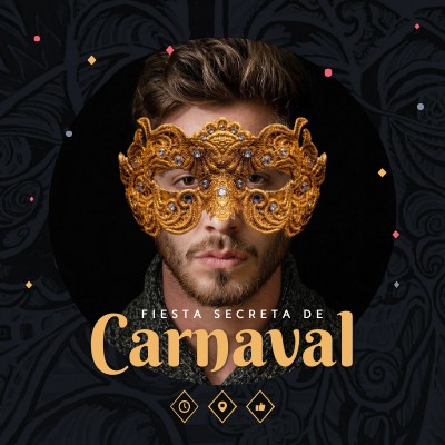 INVITACIÓN FIESTA CARNAVAL
