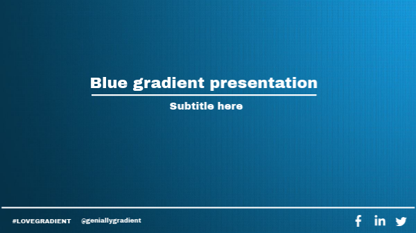 BLUE GRADIENT | Genially