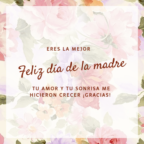 FELICITACIÓN DÍA DE LA MADRE