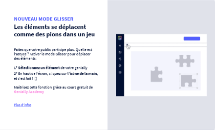FR - UserGuiding: Elementos Arrastrables | Genially