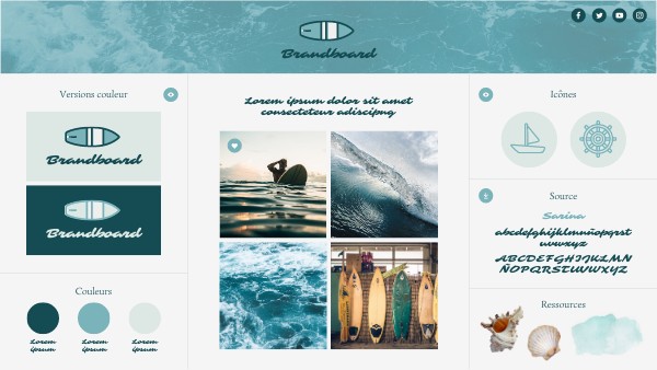 BRANDBOARD CORPORATIF HORIZONTAL