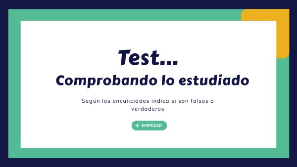 Test de repaso | Genially