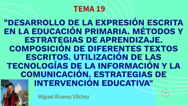 Presentación Tema 19 Primaria | Genially
