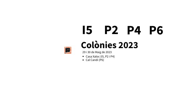 COLÒNIES 2023 | Genially