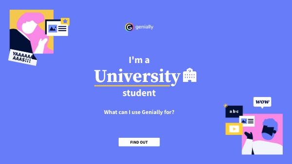 EDUCAUSE - I'm a University Student - What can I use Genially for?
