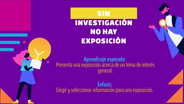 Presentar un tema de interés