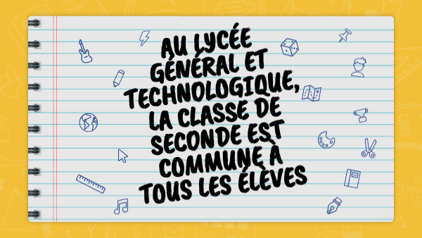 La classe de seconde générale et technologique | Genially