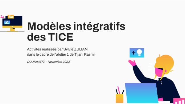 Modèles SAMR ICAP DU NUMEFA Sylvie Zuliani | Genially