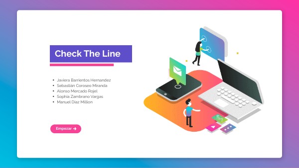 check the line