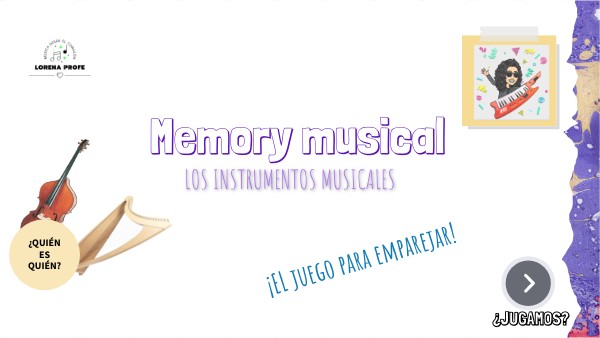 Memory Instrumentos musicales