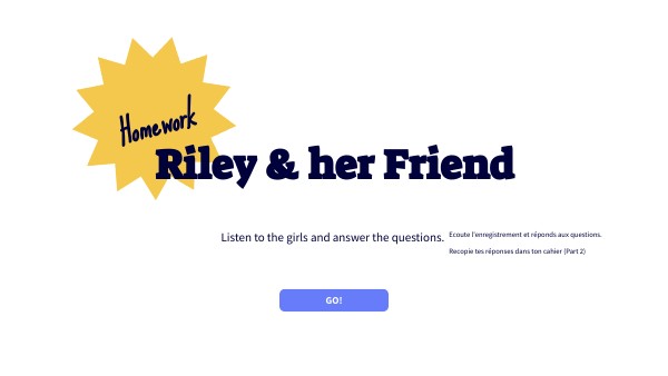 Riley and her friend