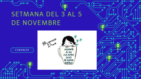 setmana del 2 al 5 de novembre | Genially