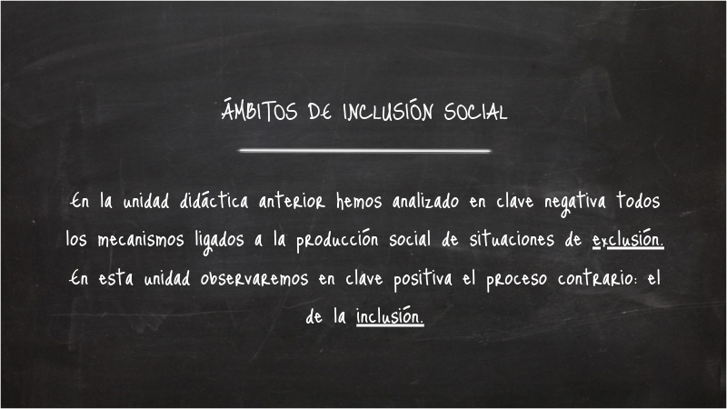 Ámbitos de inclusión social copia | Genially