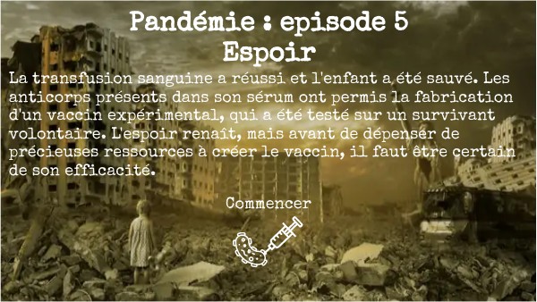 Pandémie - épisode 5