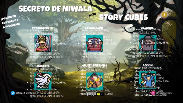 SECRETO DE NIWALA STORIES WITH STORY CUBES MISIÓN 2 | Genially