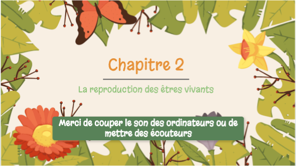 5C2 - La reproduction des êtres vivants