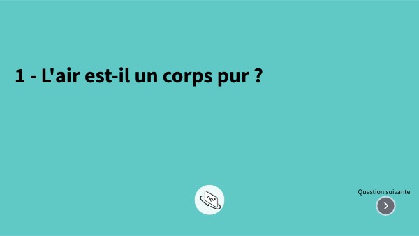 Révision chap L'air qui nous entoure