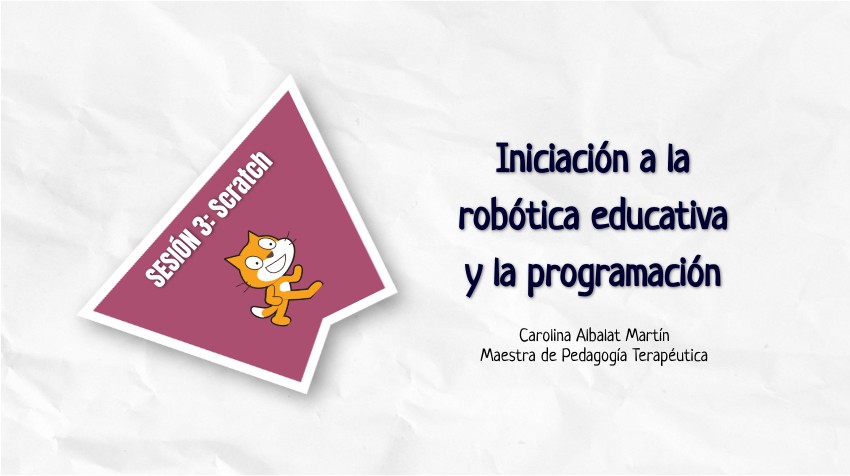 SESIÓN 3: SCRATCH