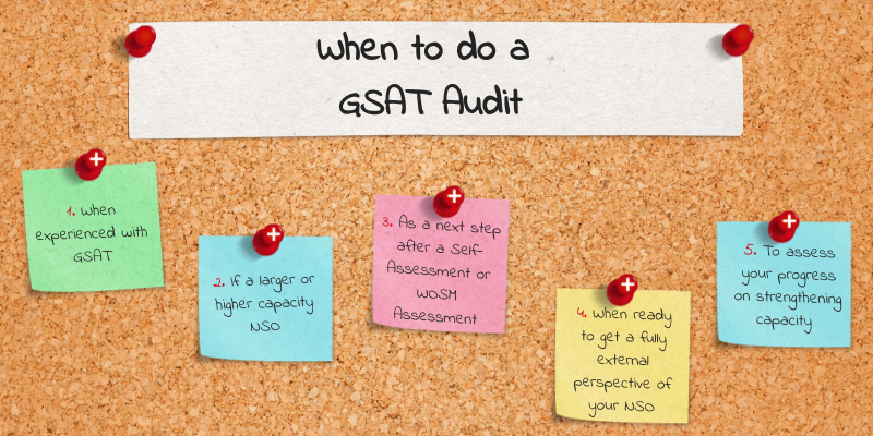 When to do a GSAT Audit