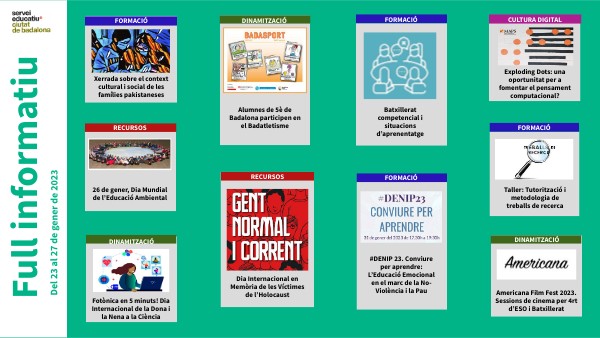 Full informatiu 17 al 21 de gener de 2022 | Genially