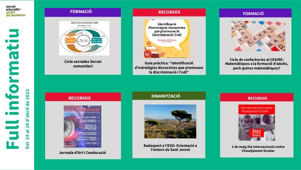 Full informatiu del 24 al 28 d'abril de 2023 | Genially