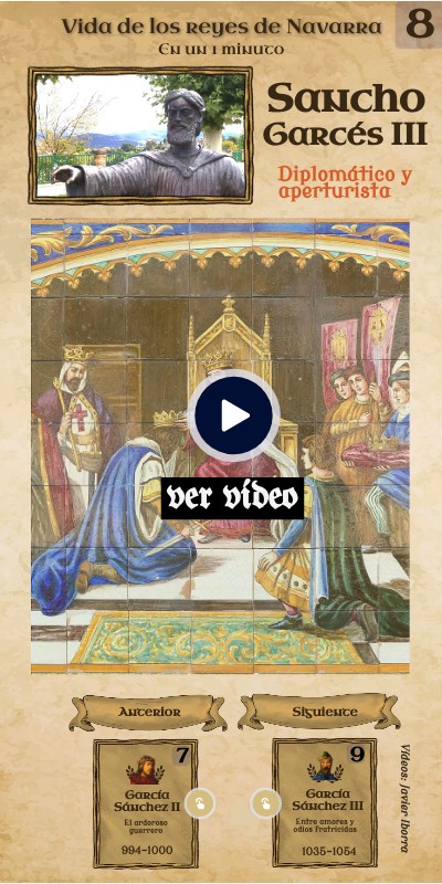 8. Vida de los Reyes de Navarra Sancho Garcés III