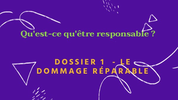 Le Dommage Réparable Pdf: Dommage Réparable Définition – CMAZ