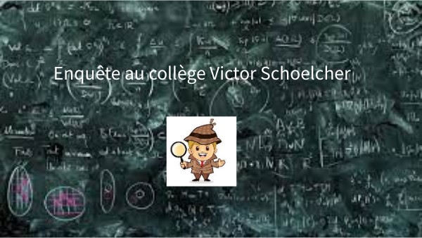 Enquête au collège
