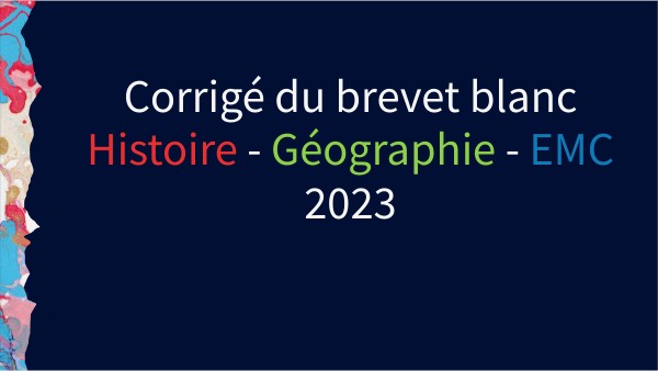 Brevet Blanc Histoire Pdf Avec Corrigé view.genially.com