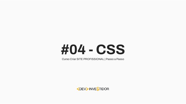 #04 - CSS - Criar SITE PROFISSIONAL | Passo a Passo | Genially