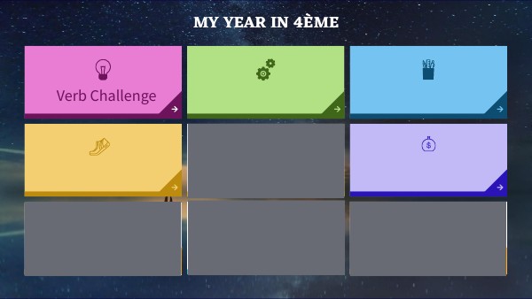 My year in 4ème | Genially