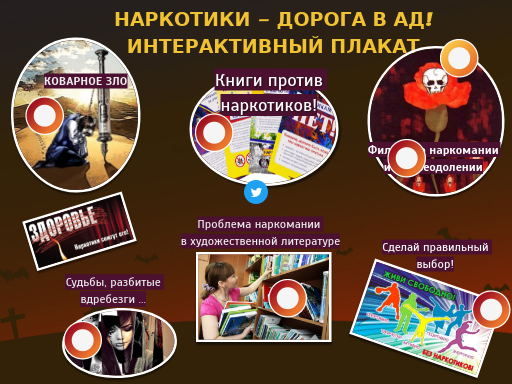 НАРКОТИКИ - ДОРОГА В АД! ИНТЕРАКТИВНЫЙ ПЛАКАТ copy