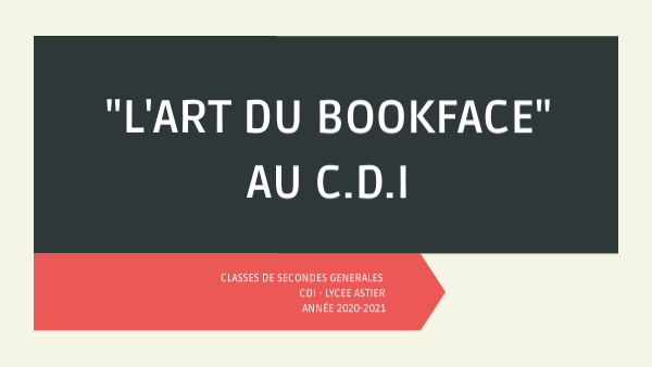 Le bookface au CDI | Genially