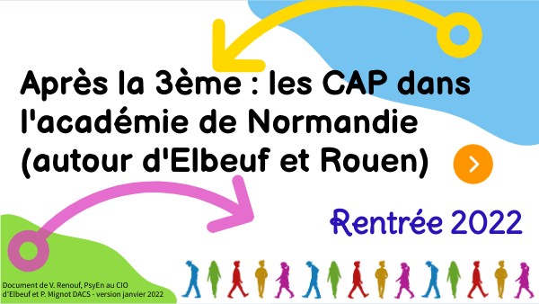 Les CAP en Normandie (Elbeuf Rouen)