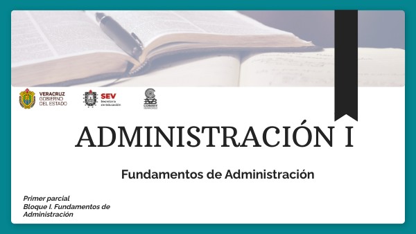 Fundamentos de Administración I - Progresión 1 Concepto | Genially