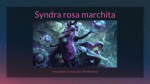 peluca syndra rosa marchita