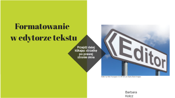 Formatowanie tekstu kl7 | Genially