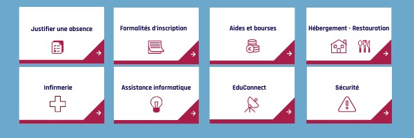 Accueil "informations pratiques" | Genially
