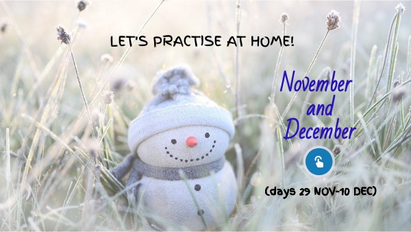 3r DECEMBER (1a quinzena) Homework | Genially