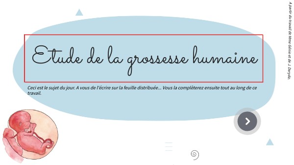 DRS - Objectif naissance | Genially