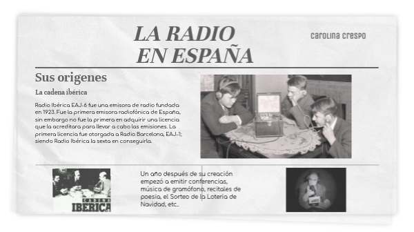 LA RADIO EN ESPAÑA