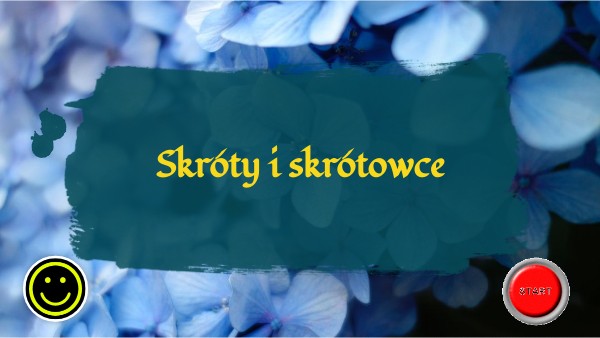 Skróty I Skrótowce Sprawdzian Gimnazjum