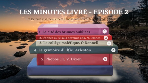 Les minutes livre des lecteurs invaincus Episode 2