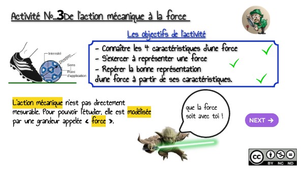 Activité 3 : caractéristiques d’une force | Genially