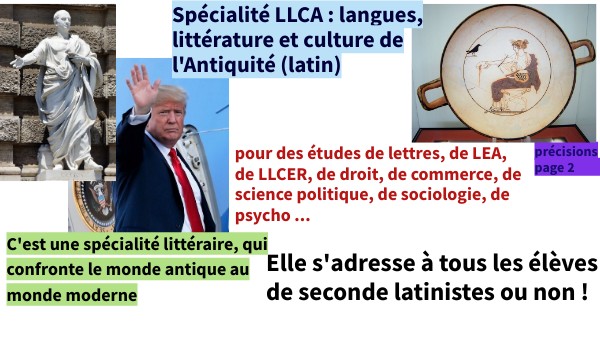 spécialité LLCA (latin) | Genially