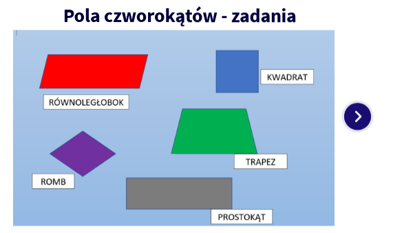 pola czworokątów | Genially