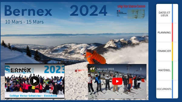 Calendrier Monte Impossible 2024 Bernex