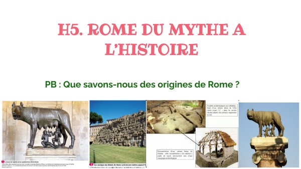 V2024 H5. Rome entre mythe et archéologie | Genially
