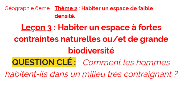 Carte Mentale Habiter Un Espace à Forte Contrainte Géo 6ème Habiter un espace à fortes cont | Genially