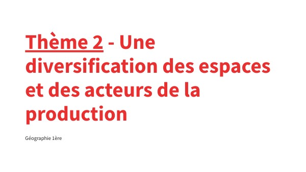 Une Diversification Des Espaces Et Des Acteurs De La Production – XSVCZQ